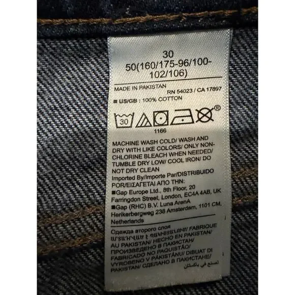 Banana Republic Jeans Women 30 Dark Wash Ultra High Rise Barrel Leg Button Fly - Picture 8 of 10